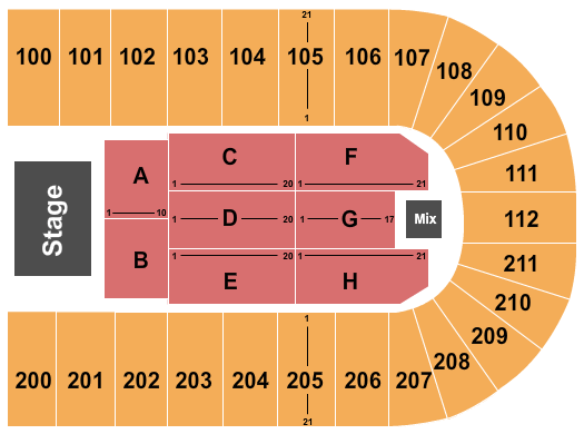 NRG Arena Atif Aslam Seating Chart